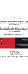 Pace Model Artist Management logo